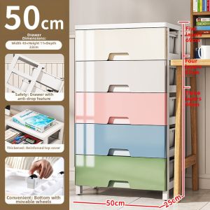 ZHUOLESHI | Drawer Multi-level Mobile Storage Cabinet