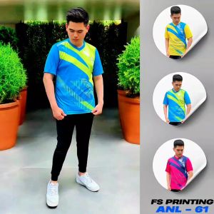 Frasser Kaos Jersey Dry Fit Bulutangkis Badminton Tenis Pingpong Running Lari Jogging Pria Wanita KSPRT 01