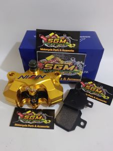 KALIPER NIZZIN 2PISTON 2P FULL WARNA CNC UNIVERSAL ( FREE KAMPAS CADANGAN )