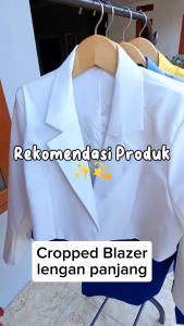 Crop Blazer / jas Blazer Cropped / Jas Blazer Wanita Terbaru