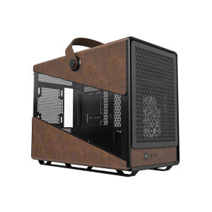 White Snow Playmate Bravery Solo Computer Case Desktop MATX Sea View Room Water Cooling Full Side Transparent ITX Case