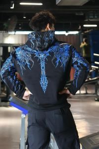 Mens Hooded Sweatshirt - Fitness Clothing - Fall/Winter Style - Best-selling Item - Fashionable Sporty Trend