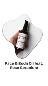 BlendME® Rose Glow Face Oil & Body Oil 100ml for Dry Normal & Combination Skin | Gua Sha Massage Oil