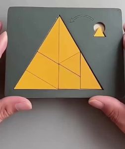 Wooden Geometric Puzzles Challenge Impossible Brain Burning Decompression IQ Mind Brain Teaser Jigsaw Puzzle for Adults Kids