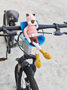 Universal Labubu Bicycle Decorative Doll Safety Seat for Road Cycling Cars Toy Accessories Bicycle Riding Equipment Parts