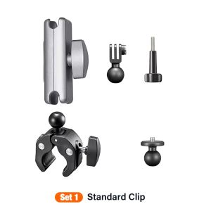 For GoPro 13 DJI Action 5 Pro Bicycle Motorcycle Handlebar Mount Bracket for Insta360 Ace Pro 2 Holder Action Camera Accessories
