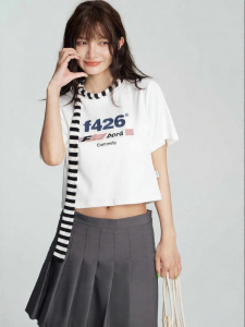 F426 | National Trend Summer Couple Loose Casual Short Logo T-Shirt