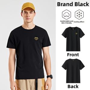 Jeep | Outdoor Sun Protection Short Sleeve Mens Green Round Neck Sport T-Shirt Quick Dry