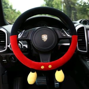 Cover Setir Mobil / Accesories Mobil / Sarung Setir Mobil karakter Mickey Mouse Minnie Mouse / Aksesories Mobil / Hiasan Mobil / Dekorasi Mobil / Setir Mobil Lucu Import