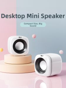 SENXUN | Mini Desktop Bluetooth Speaker With Wired Connection