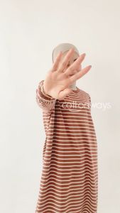 COTTONWAYS | TUNIC STRIPE OVERSIZED LONGSLEEVES | Tunic Stripe Karet |