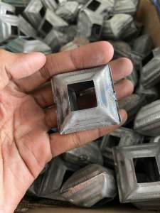 Ornamen pagar Cincin piramid 12mm (10pcs) // cincin Nako piramid // cincin basket piramid