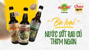 Nước Sốt Kho Nấm Chay Ngon Một Bước Nấu Ăn Thơm Ngon Tiện Lợi Chai 500ml - Thương Hiệu Hùng Phát