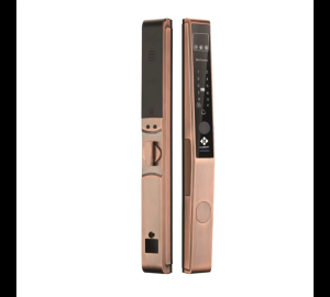 Khóa cửa nhôm thông minh Hubert HB CNI7 EU gray gold khóa vân tay cao cấp tích hợp face id...