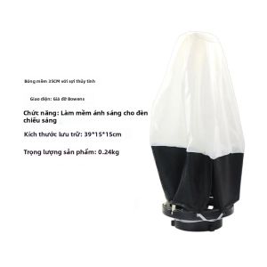Bóng Đèn Mềm Hình Cầu Bowens Mount Thiết Kế Nhanh Bộ Khuếch Tán Hình Cầu Đèn Lồng Cho Đèn Flash Studio Đèn Đơn Chụp Ảnh Quay Video Phát Trực Tiếp Hình Bầu Dục