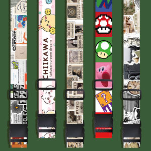 Anti-Explosion Luggage Strap Travel Bag Packing Rope Cross Or Straight Fixed Cute Cartoon Luggage Tie for Check-In Baggage