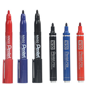 pentel | Fade-Resistant Eco-Friendly Low-Odor Industrial Marker Pen