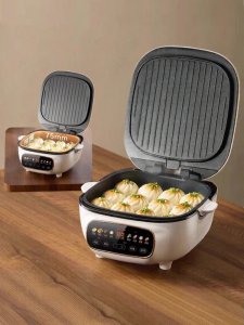 Supor | Double-sided Heating Deep Large Baking Pan Electric Griddle