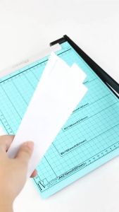 A4 Paper Cutter Metal Base Mint Green Size Heavy Duty guillotine Manual Trimmer Creative