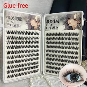 32Rows Large Capacity Glue-free False Eyelashes Natural Wispy Cluster Lashes Extension Professional Individual Cluster Grafting