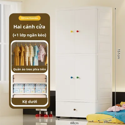 YOUYIDIAN | Tủ Quần Áo Siêu Dày Lớn Cho Bé