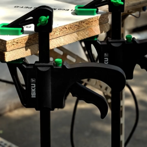 ISKU F Clamp Klem Penjepit Kayu Wood Working Klem Jepit Besi Baja Tools Klem F Clamp Alat Penjepit