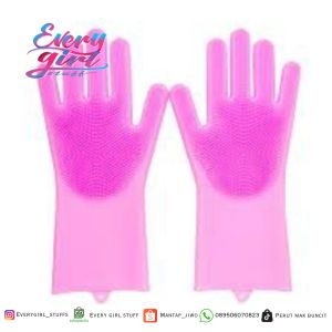 Sarung Tangan Cuci Piring Silikon