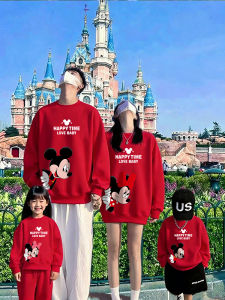 Mother Daughter Matching High-end Style Sweater Red