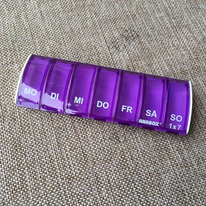 German Anabox In Stock 7 Days Star Period Small Medicine Box One Week Portable Pill Box Daily Moisture-Proof Portable First-Aid Kit Seven Cells