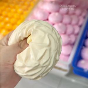 Crispy Cream Handmade Ball Squishy Crunchy Stress Ball Squishy Toys Moldable Squeeze Ball ASMR Sensory Anti Stress Fidget Toys