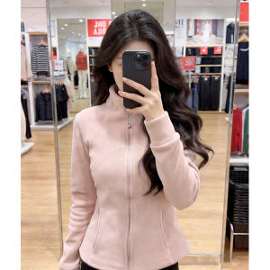 SUHUIQIAN | Red Fleece Lined Thermal Women Sweater Cardigan
