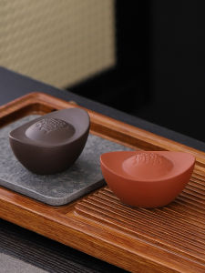 Creative Purple Clay Yuanbao Tea Pet Ornament Premium Quality Tea Playing Table Decoration Complete Tea Tray Tea Table Accessories