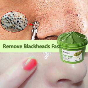 Cleansing mud mask Blackhead mask Clay mask 100g clean old keratin Moisturize and smooth skin Adjust oil balance Oil Controlling Mask Anti Acne Mask MUNG BEAN MASK 100g Whitening Mask Deep Pore Cleansing Masque Purify And Minimize Pores