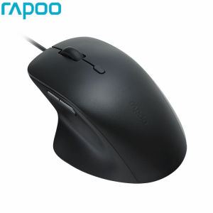 Rapoo N500 Wired Mouse Optical Ergonomic 6D USB Big Hand E-sports Office Business Mice