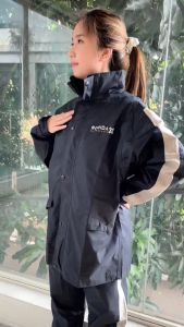 Jas Hujan Rosida Setelan Dewasa R882 Sporty X Tebal Paling Bagus Bahan Nylon Taslan