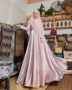 (9) SARKIS BANGSAWAN  Baju Gamis Syari Muslimah Bangsawan Series By Sarkis. Nazra Sha