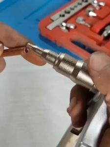 Professional Copper Pipe Tube Expander Copper Pipe Flaring Tool Hand Grip Air Conditioner Pipe Reamer for 1/4"to 7/8"Copper Tube