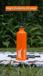 LIXADA Outdoor Camping Fuel Bottle 530ml/750ml for Petrol Diesel Kerosene Alcohol Liquid Gas Storage