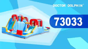 AirMyFun Large Inflatable Castle Slide with Childrens Trampoline Bouncing Equipment for Home Amusement Park