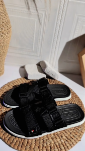 RedRox Sandal Pria Flip Flop Hitam Desain Tali Pengikat Stylish HYDRAGON VORN - 06