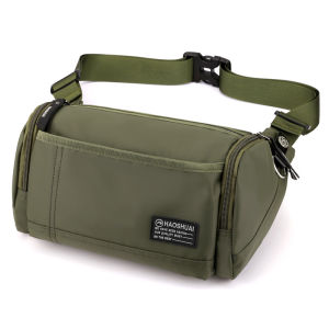 New Mens Chest Bag Multi-Functional Trendy Waist Bag Coin Mobile Phone Storage Bag Fashion Travel Single Shoulder Slanting Mens Bag