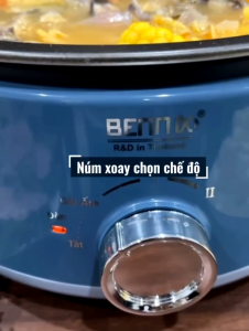 Nồi lẩu điện đa năng lòng nồi nhấc rời Bennix BN-538EGP 5 Lít Bảo hành 24 tháng