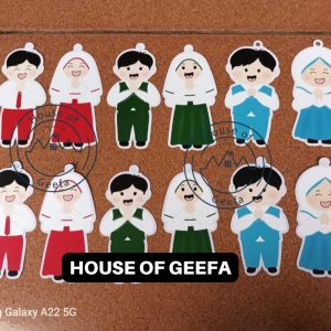 House of Geefa - Amplop Peluk Anak Sekolah 1 Pack isi 12 PCS - Amplop Lebaran 2023 - Amplop THR Idul Fitri - Angpao Ampao Terbaru
