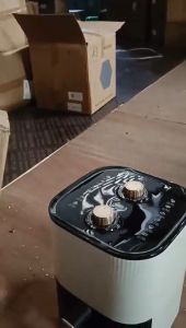 Tampilan Digital Kaca Air Fryer JN-6806F Penuh 5L Dengan jendela transparan Daya Rendah air fryer multifungsi