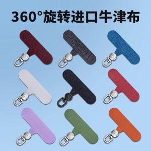 360 Degree Rotatable Phone Lanyard Clip Solid Pad Womens Phone Case Anti-Loss Crossbody Wristband Style Fixed Card Ring Buckle Hanging Chain Ornament Connecting Piece