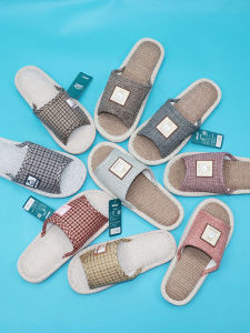 Dép Vải Lanh Mùa Hè 2025 Cho Nam Và Nữ Dùng Trong Nhà Giày Lười Thoải Mái Dễ Thương Dễ Mang Dễ Giặt Thoáng Khí