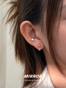 ต่างหูเงินแท้ 925 รูปดาว ต่างหูแฟชั่นสำหรับผู้หญิง ดีไซน์เก๋ไก๋ หรูหรา ระดับไฮเอนด์ ต่างหูแบบห้อย ต่างหูแบบห้อย