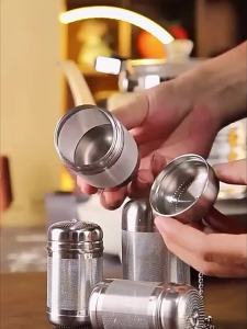1pc Tea Infuser 304 Stainless Steel Tea Strainer Reusable Fine Mesh Loose Leaf Tea Infuser Home Office Teaware Accessories