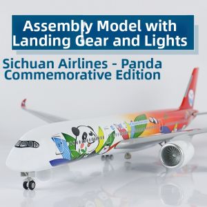 Morning Star | Illuminated Wheeled A350 Airplane Model Large