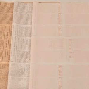 Better Home - [5 LEMBAR] Flower Wrapping Waterproof Aesthetic Vintage Magazine Kertas Buket Model Koran EMYAI